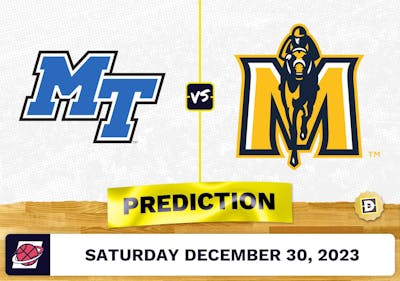Middle Tennessee vs. Murray State Prediction, Odds, College Basketball Picks  [12/30/2023]