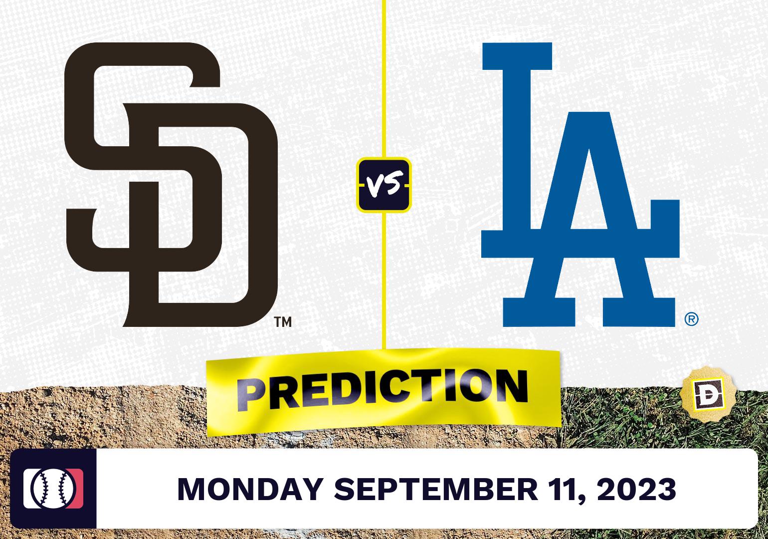 Padres vs. Dodgers Prediction for MLB Monday [9/11/2023]