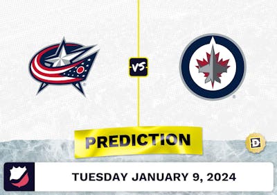 Columbus Blue Jackets vs. Winnipeg Jets Prediction, Odds, NHL Picks  [1/9/2024]
