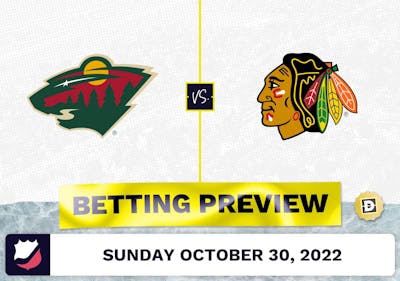 Wild vs. Blackhawks Prediction and Odds - Oct 30, 2022