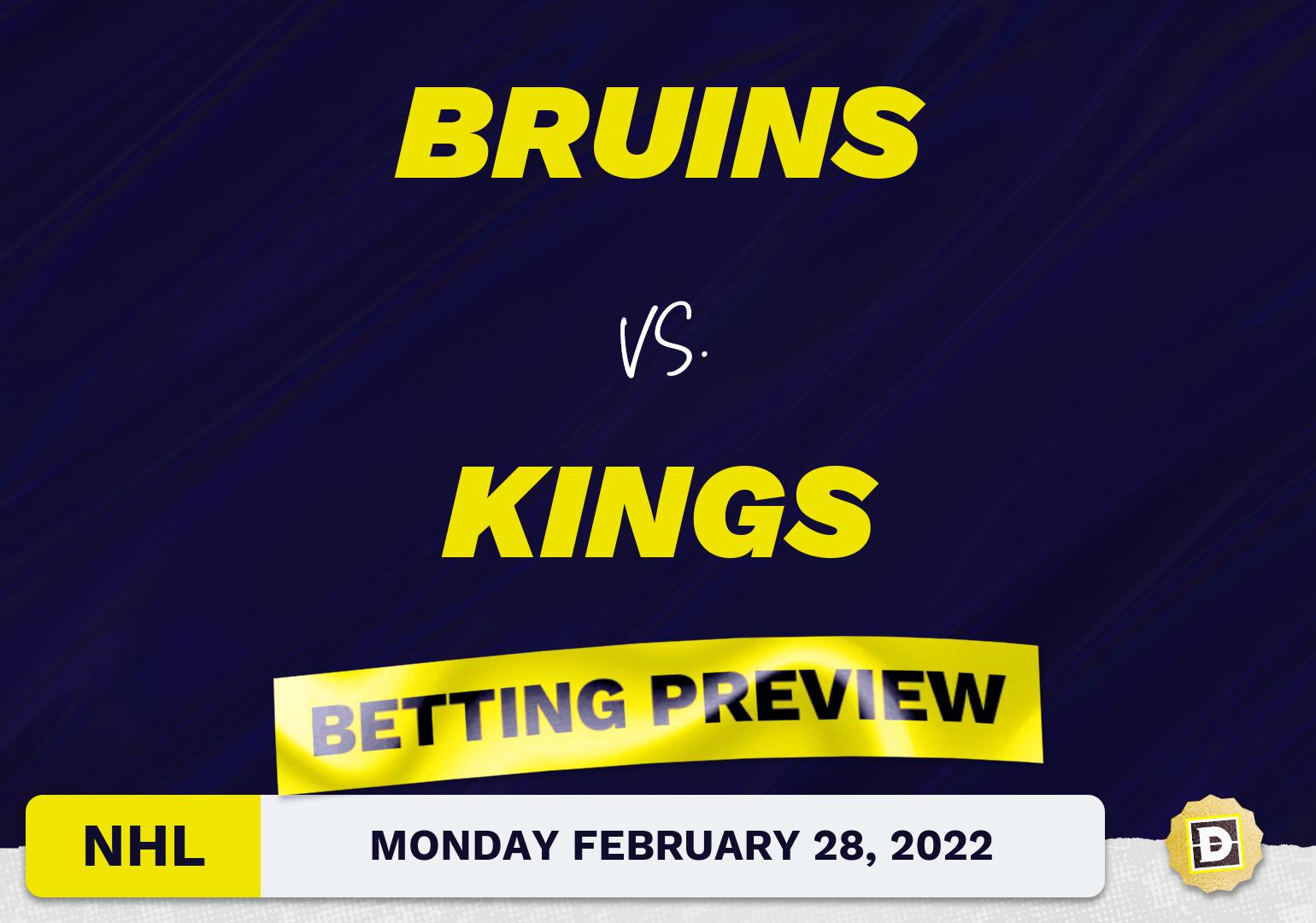 Bruins vs. Kings Predictions and Odds - Feb 28, 2022