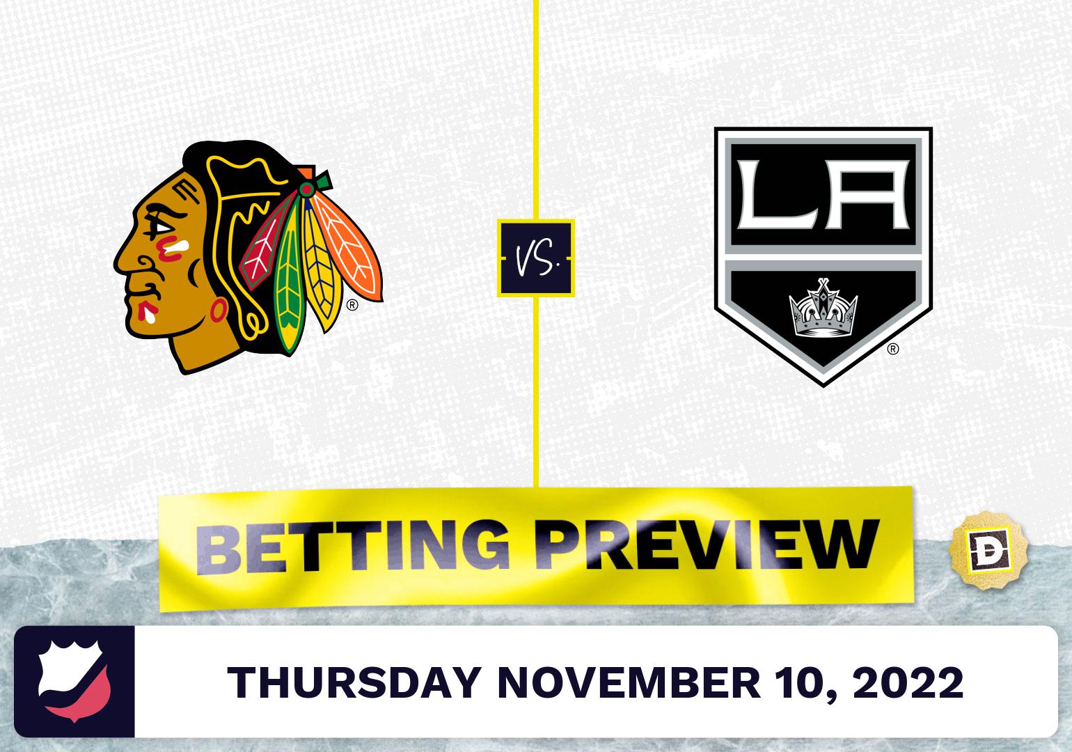 Blackhawks vs. Kings Prediction and Odds - Nov 10, 2022