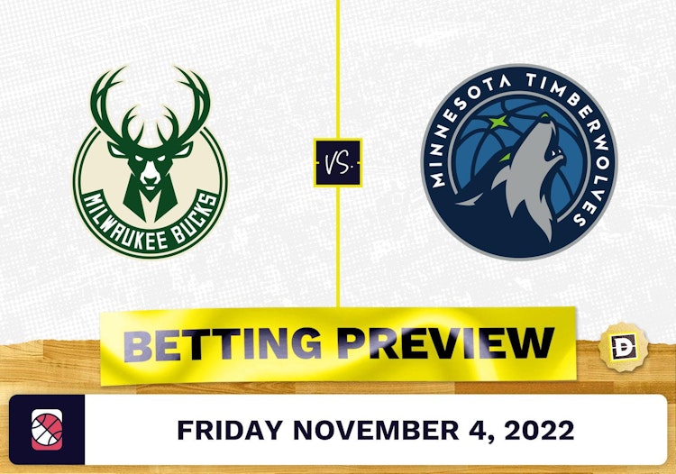 Bucks vs. Timberwolves Prediction and Odds - Nov 4, 2022