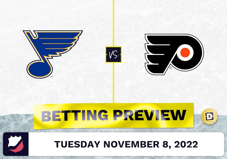 Blues vs. Flyers Prediction and Odds - Nov 8, 2022