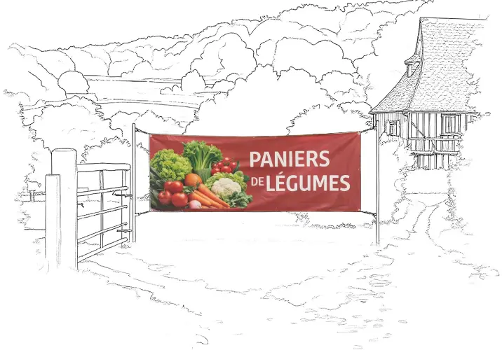 Bâche intissée personnalisée impression professionnelle