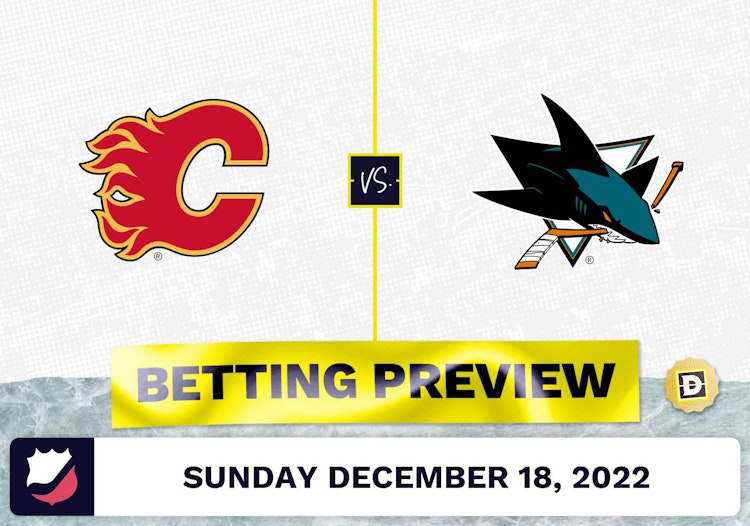 Flames vs. Sharks Prediction and Odds - Dec 18, 2022