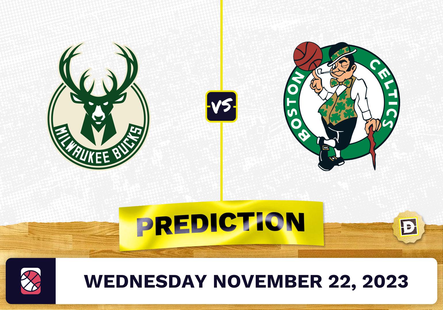 Bucks Vs. Celtics Prediction And Odds - November 22, 2023