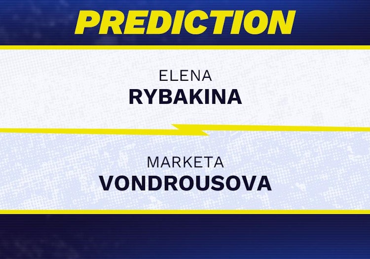 Elena Rybakina vs Marketa Vondrousova Tennis Prediction.