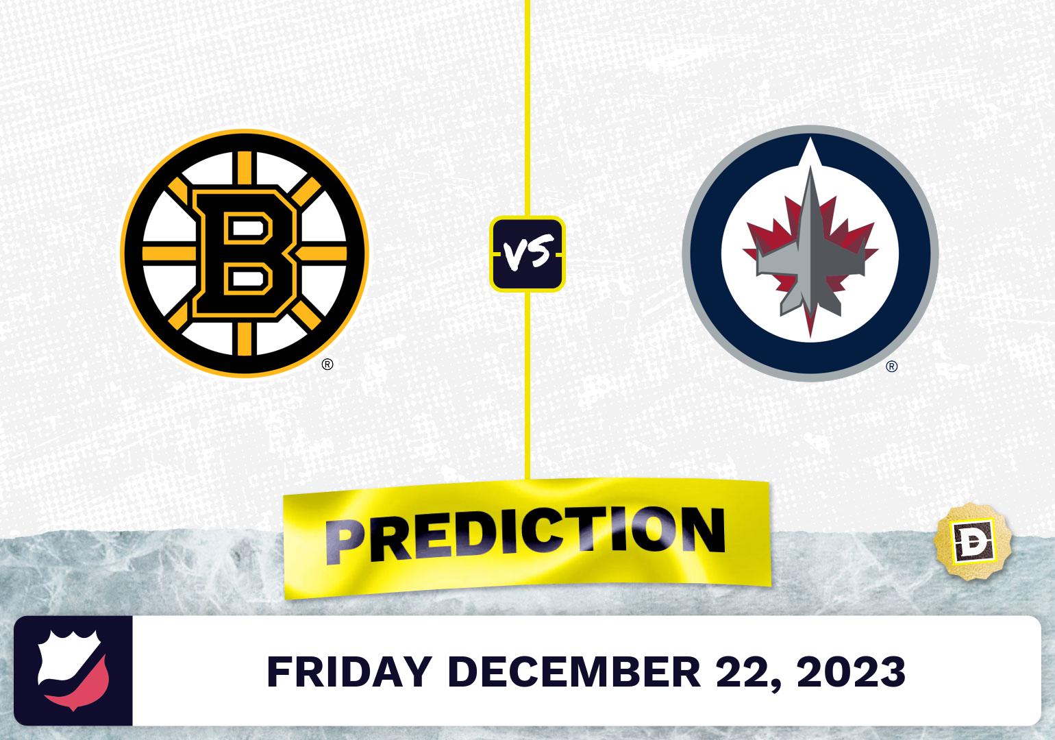 Boston Bruins vs. Winnipeg Jets Prediction, Odds, NHL Picks  [12/22/2023]