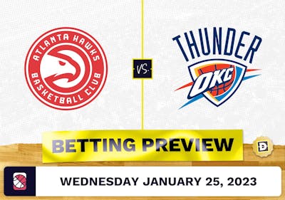 Hawks vs. Thunder Prediction and Odds - Jan 25, 2023