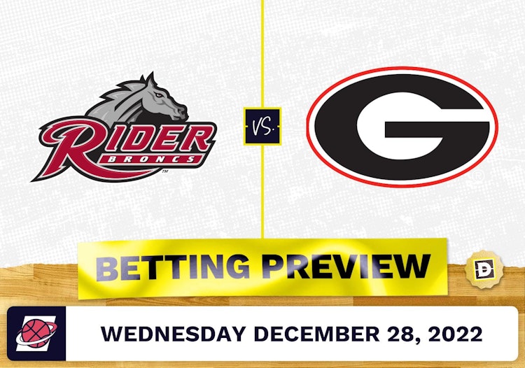 Rider vs. Georgia CBB Prediction and Odds - Dec 28, 2022