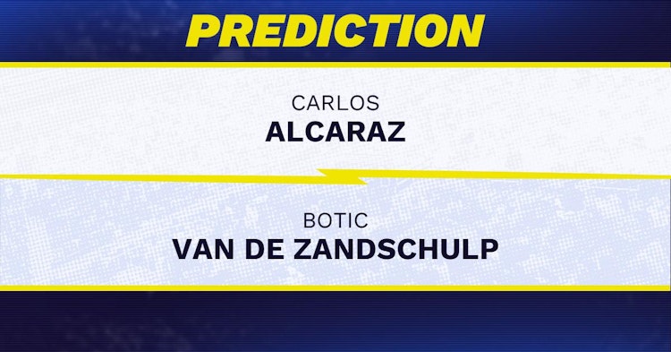 Carlos Alcaraz vs Botic Van de Zandschulp Tennis Prediction.