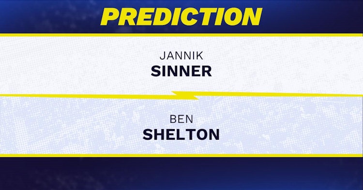 Jannik Sinner vs Ben Shelton Tennis Prediction.