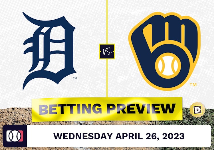 Tigers vs. Brewers Prediction and Odds - Apr 26, 2023