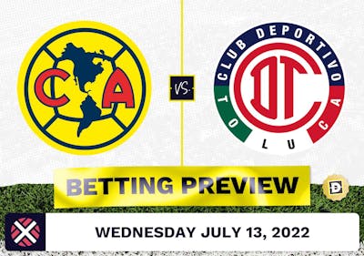 Club America vs. Toluca Prediction and Odds - Jul 13, 2022