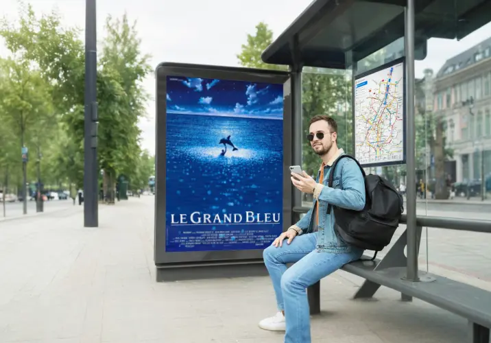 Impression affiche urbaine 118,5x175 cm pour mobilier urbain