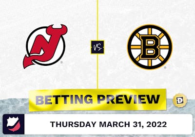 Devils vs. Bruins Predictions and Odds - Mar 31, 2022