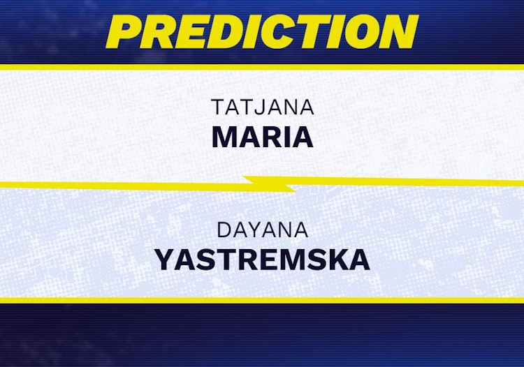 Tatjana Maria vs Dayana Yastremska Tennis Prediction.
