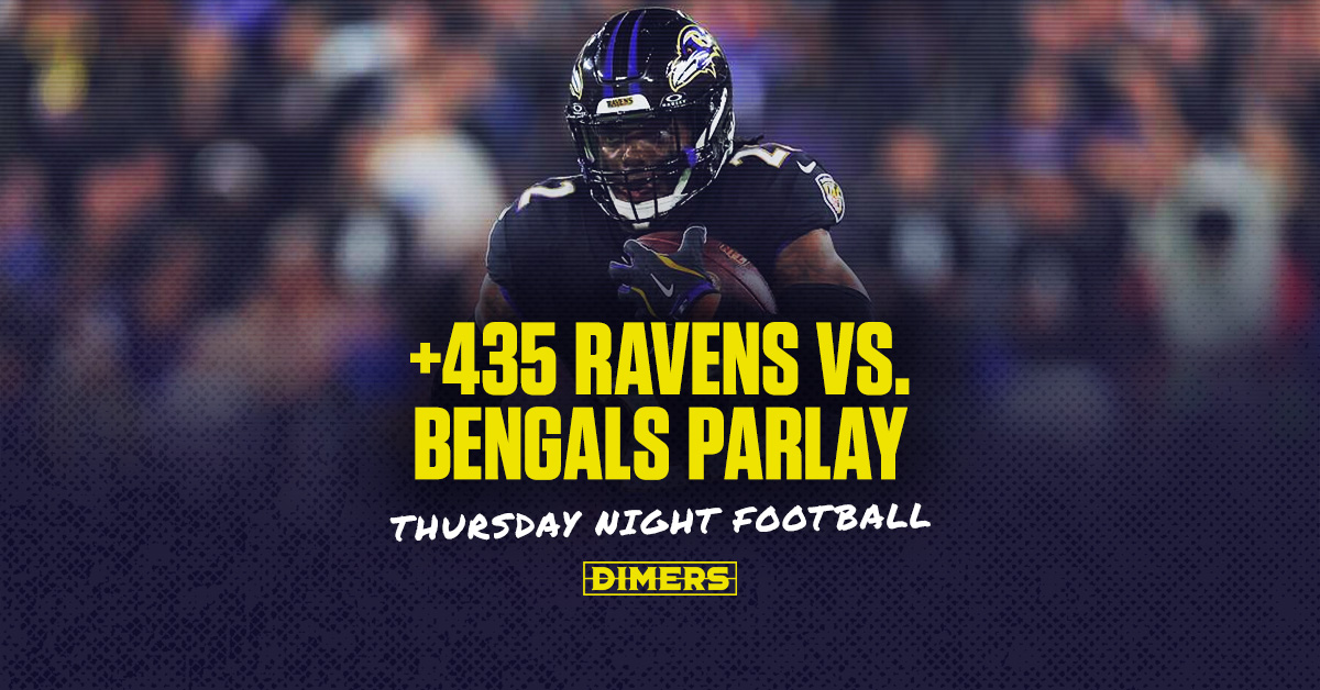 Parlay these Ravens vs. Bengals player props at +435 odds for Thursday Night Football betting