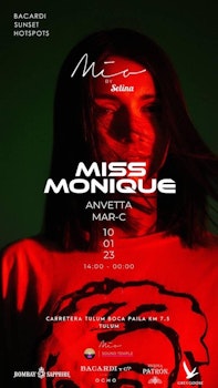 Miss Monique 2023 @ Mia Beach Club Tulum - TULUM PARTY