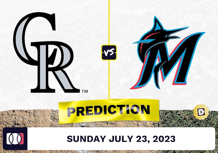 Rockies vs. Marlins Prediction for MLB Sunday [7/23/2023]