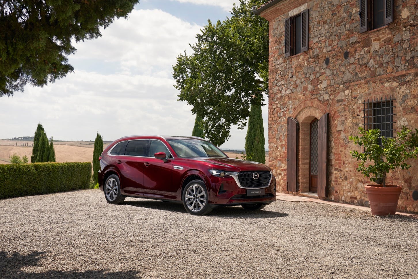 Der Mazda CX-80.