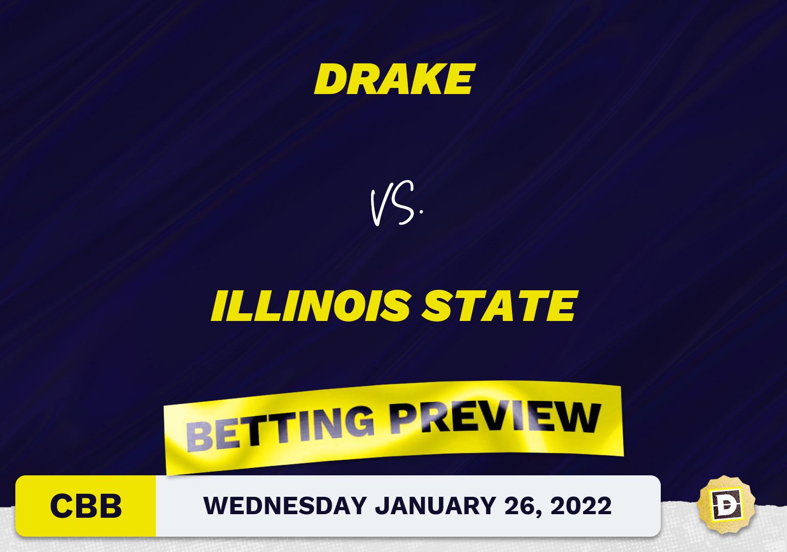 Drake vs. Illinois State CBB Predictions and Odds - Jan 26, 2022