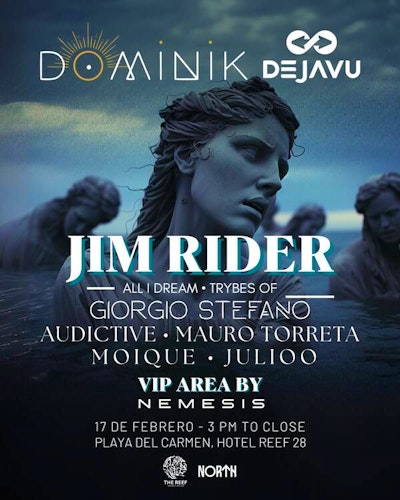Jim Rider | Dominik @ The Reef 28 Playa del Carmen - TULUM PARTY