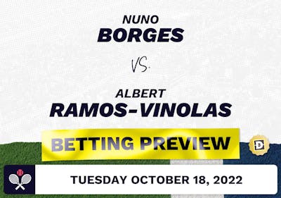 Nuno Borges vs. Albert Ramos-Vinolas Predictions - Oct 18, 2022
