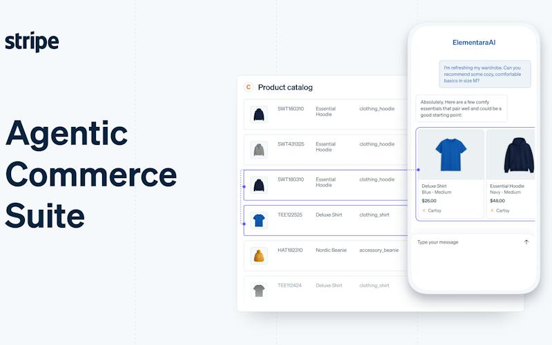 Stripe launches the Agentic Commerce Suite to help every business thrive in the AI-enabled commerce era