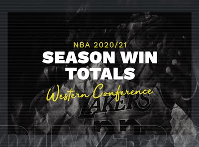 NBA 2020/21 Season Win Totals - Western Conference