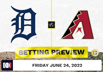 Tigers vs. Diamondbacks Prediction and Odds - Jun 24, 2022