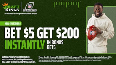 Upgraded DraftKings Promo Code: Secure $200 NFL Playoffs Betting Bonus this Weekend