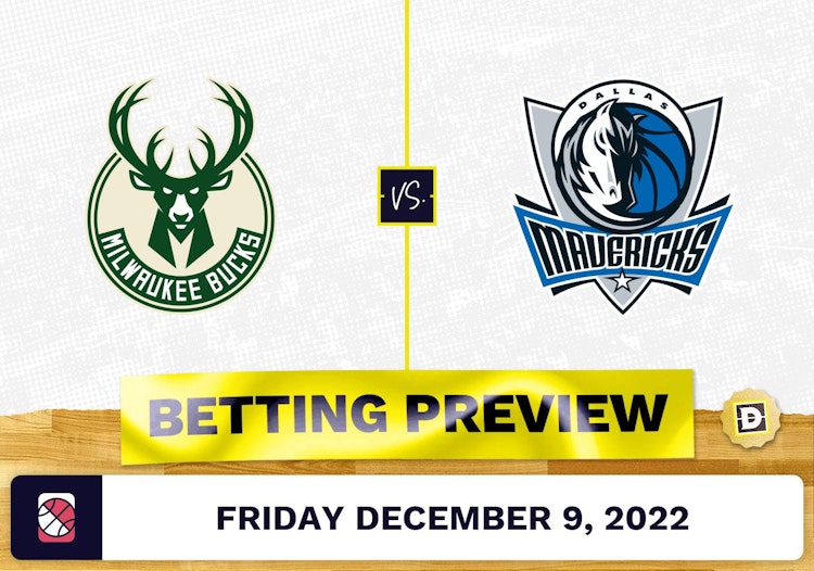 Bucks vs. Mavericks Prediction and Odds - Dec 9, 2022