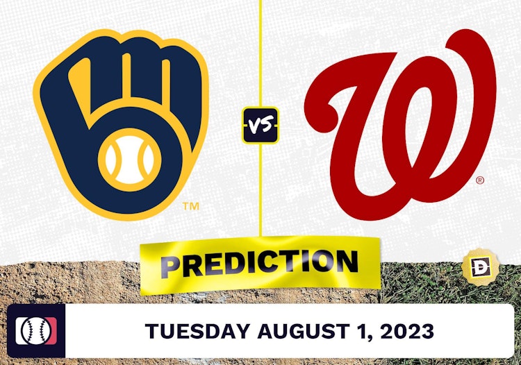 Brewers vs. Nationals Prediction for MLB Tuesday [8/1/2023]