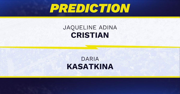 Jaqueline Cristian vs Daria Kasatkina Tennis Prediction.