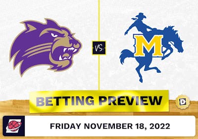 Western Carolina vs. McNeese State CBB Prediction and Odds - Nov 18, 2022