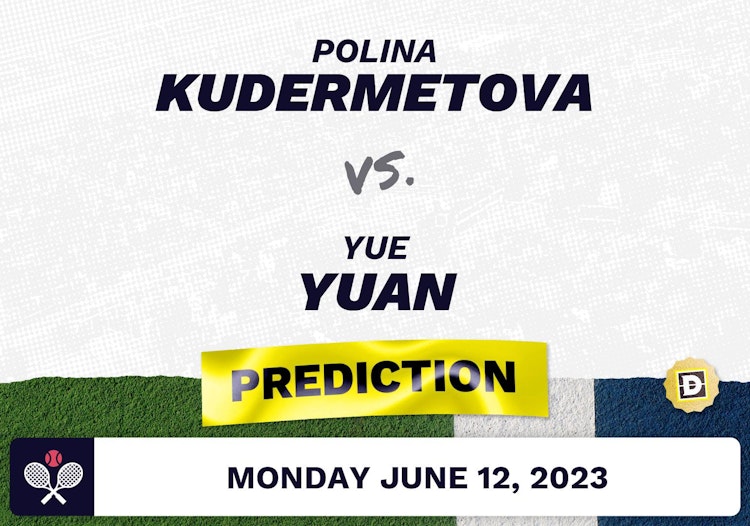 Polina Kudermetova vs. Yue Yuan Prediction - WTA S-Hertogenbosch 2023