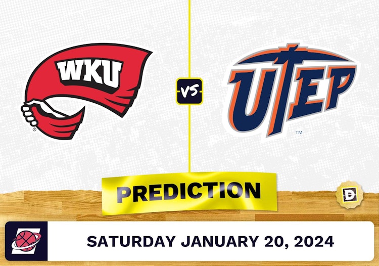 Western Kentucky vs. UTEP Prediction, Odds, College Basketball Picks [1/20/2024]