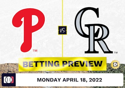 Phillies vs. Rockies Prediction and Odds - Apr 18, 2022
