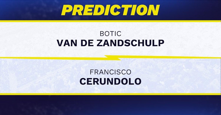 Botic Van de Zandschulp vs Francisco Cerundolo Tennis Prediction.
