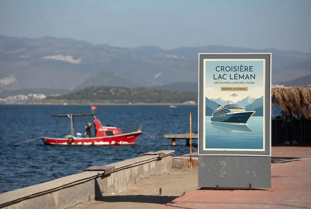 Affiche publicitaire personnalisée