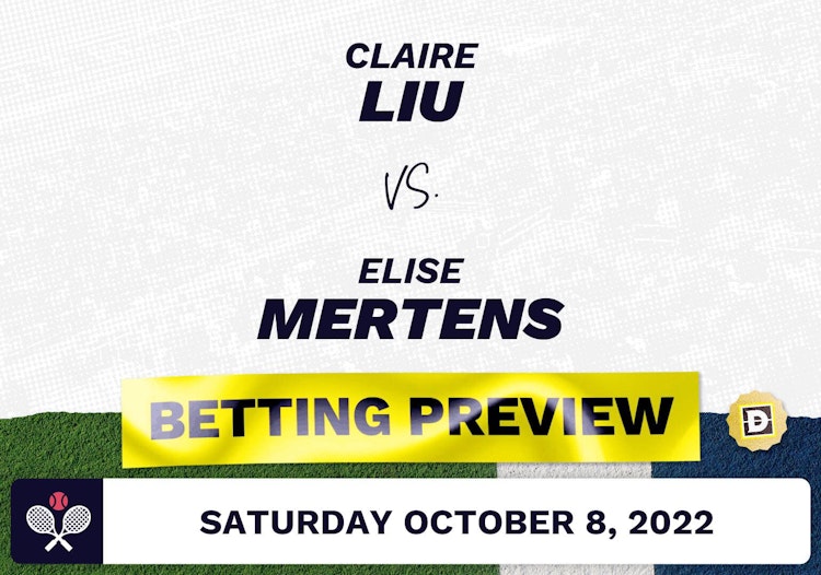 Claire Liu vs. Elise Mertens Predictions - Oct 8, 2022