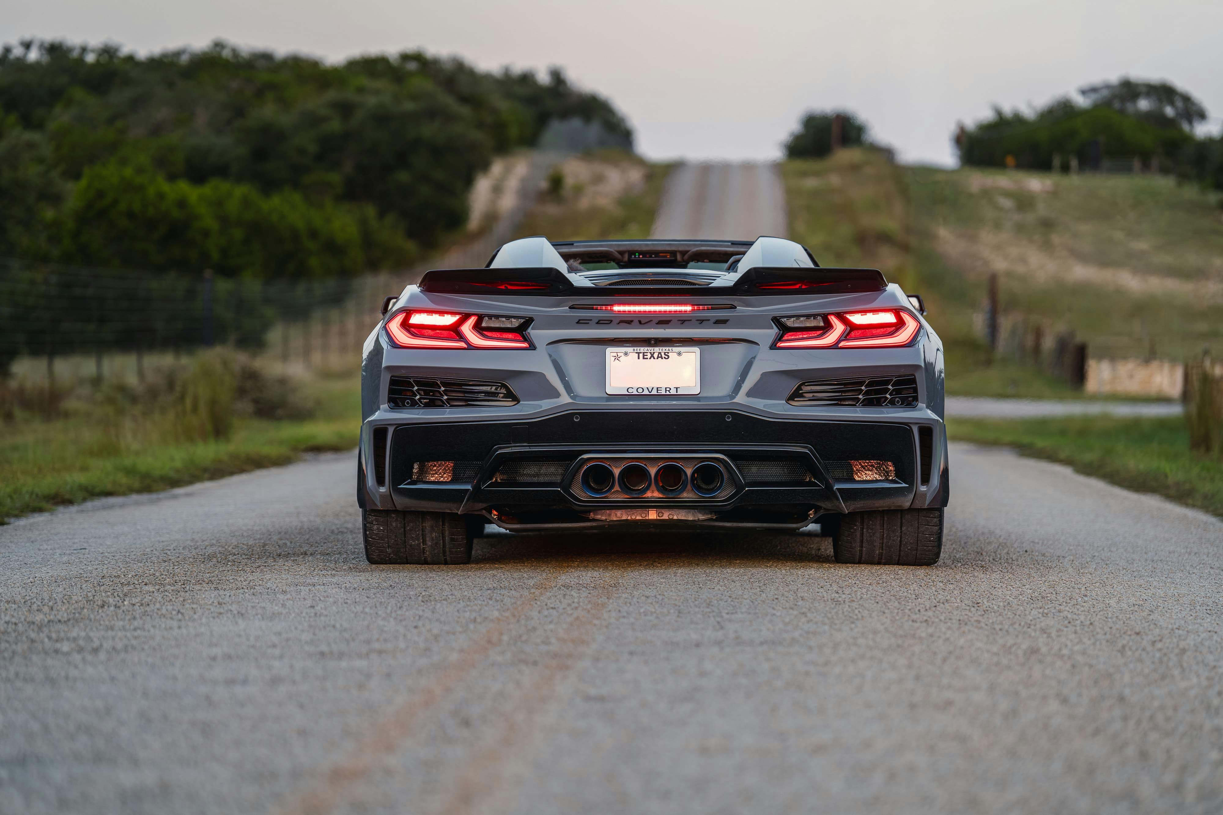 2025 Chevrolet Corvette Z06 in Sea Wolf Gray Tricoat in Dripping Springs, TX.