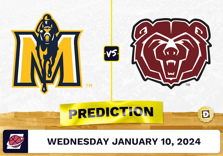 Murray State vs. Missouri State Prediction, Odds, College Basketball Picks  [1/10/2024]