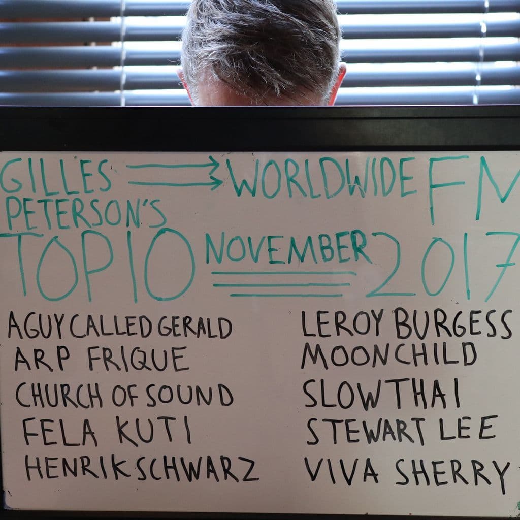 Gilles Peterson’s Worldwide FM Top 10 – Best of November 2017