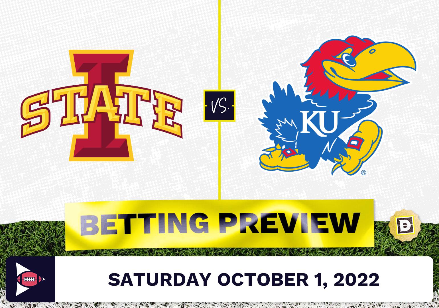 Iowa State Vs. Kansas CFB Prediction And Odds - Oct 1, 2022