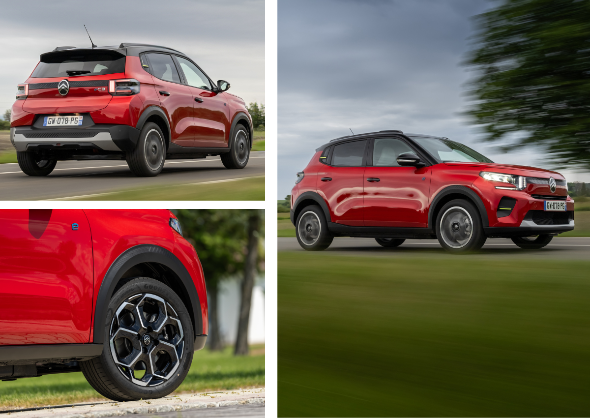 Das Exterior des Citroën ë-C3