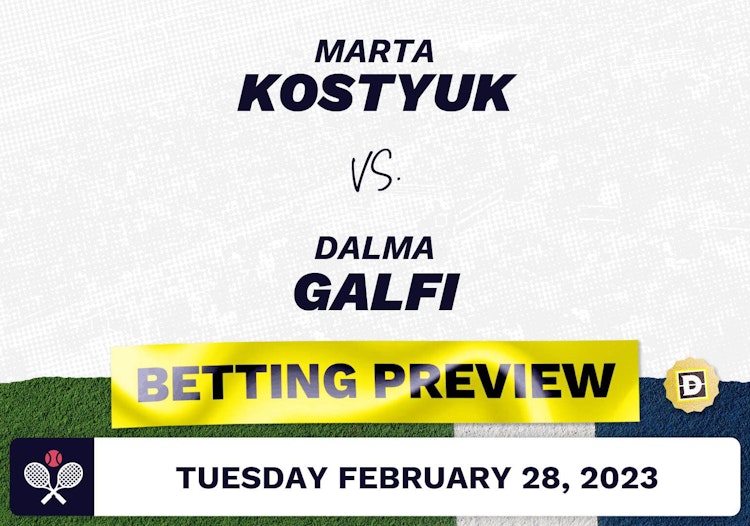 Marta Kostyuk vs. Dalma Galfi Predictions - Feb 28, 2023