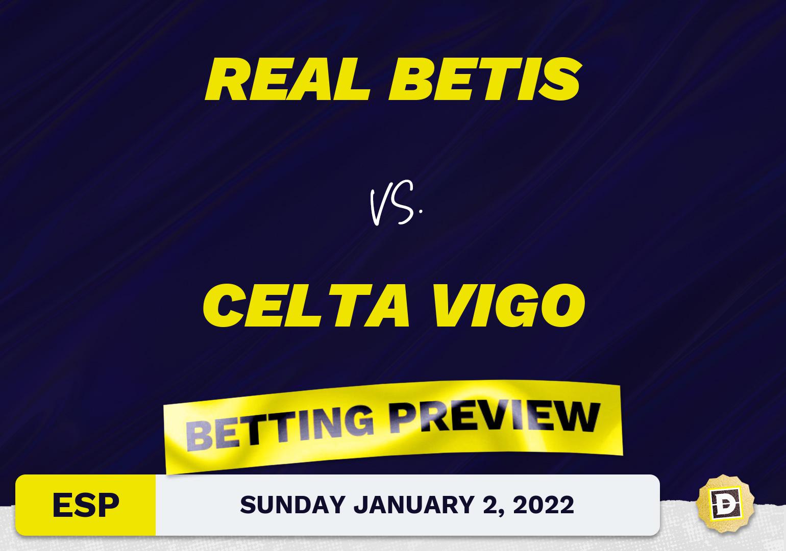 Real Betis vs. Celta Vigo Predictions and Odds - Jan 2, 2022